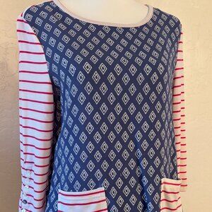 Westbound. Tunic Top Patchwork-style.